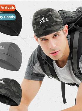 Summer cycling beanie hat men ice silk quick dry melon hat o
