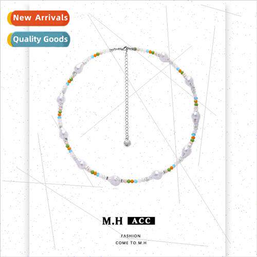pearl necklace female fashion wild cool sense necklace sweet