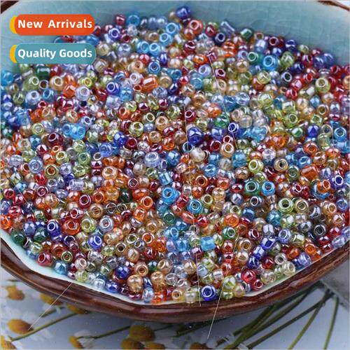 4mm oiled rice beads diy weaving bracelet necklace loose bea