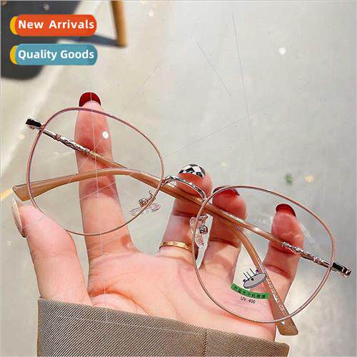 New metal round frame anti-blue light men women vegetarian s