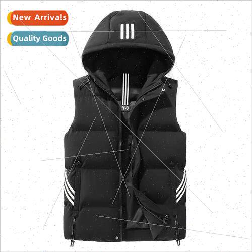 2023 large size men vest fall winter down cotton Korean  nd