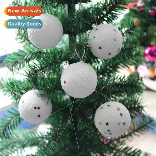 Christmas e decoration supplies 6pcs whe foam snowflake snow