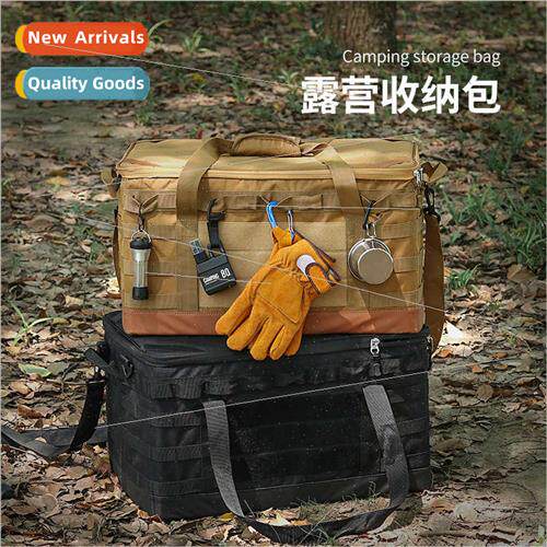 Outdoor camping equipment storage bag barbecue picnic casset