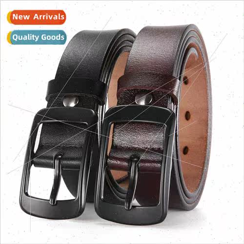 Women belt leather pure cowhide simple versatile pants belt