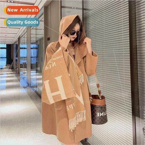 2022 live  double-sided two-color imation cashmere scarf fem