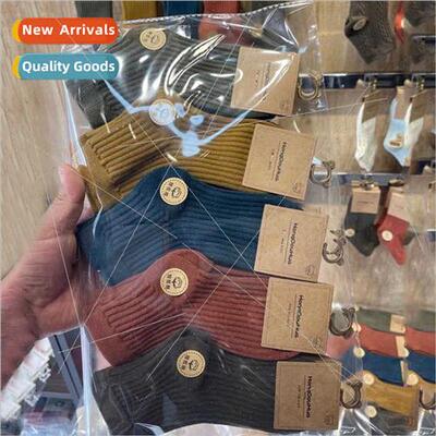 5 pairs new fall winter children socks cute mid-calf socks s