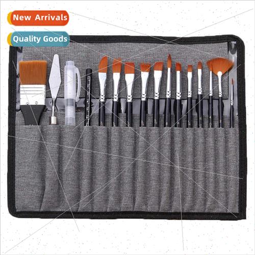 New 18PCS nylon bristle wh board brush watercolor brushes mu