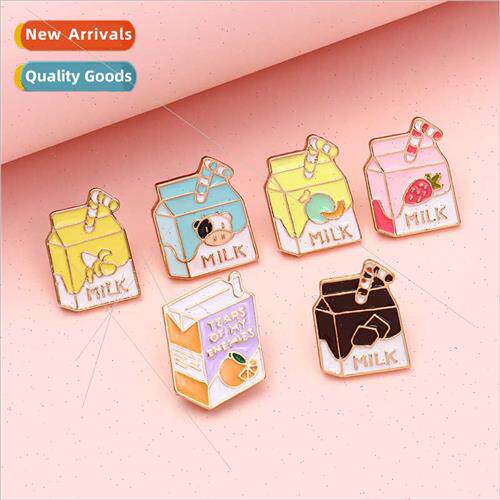 Europe creative personalized oil drop brooch milk  zinc allo