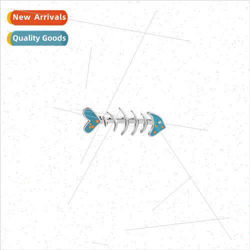 New clothing accessories Korea cute cartoon fish bone oil dr