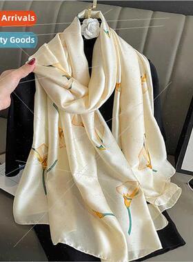 2022 new Korean  spring fall decorative simulation silk scar