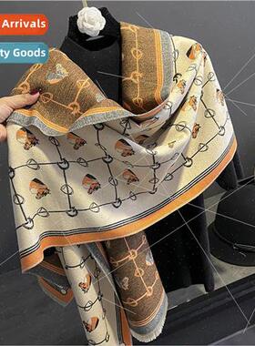 New fashion imation cashmere scarf female winter Korean temp