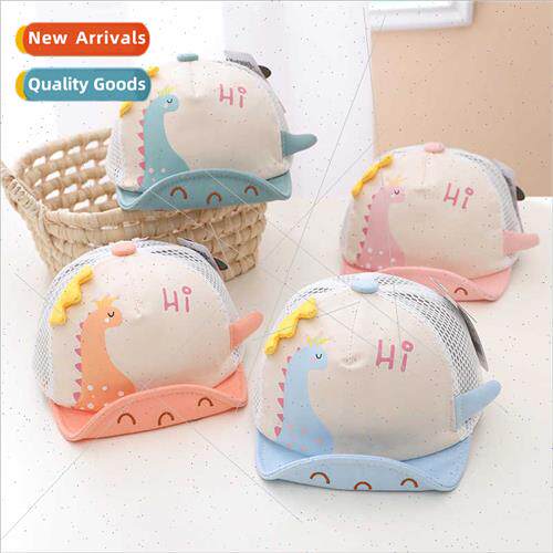 Baby hat 2022 summer mesh cotton baby duck tongue cap cute s