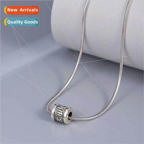 New x Character Necklace Men  Snake Bone Chain Ins Necklace
