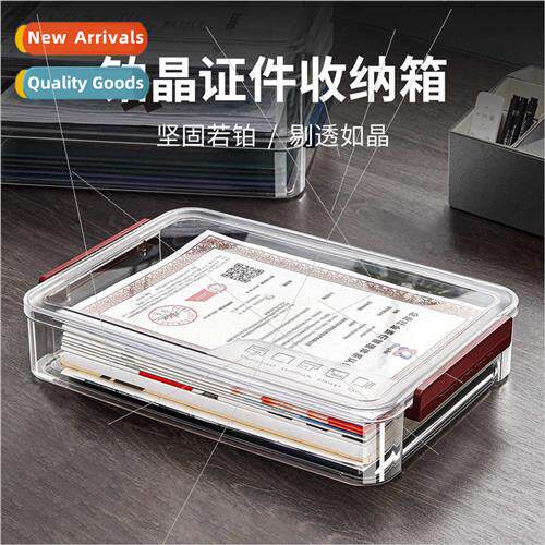 Documents storage box home drawer file classification storag