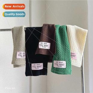 knted scarves fall Labeling long children winter cas letters