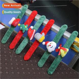 Claus elk flannel plush cartoon Santa circle Creative pat