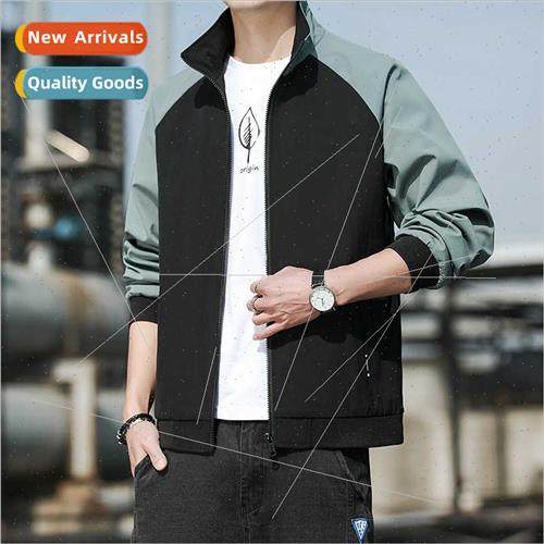 Men jacket 2023 new nd Korean  spring clothes men casual han图片