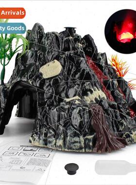 animal scene decorative ornament spray sound light volcanic