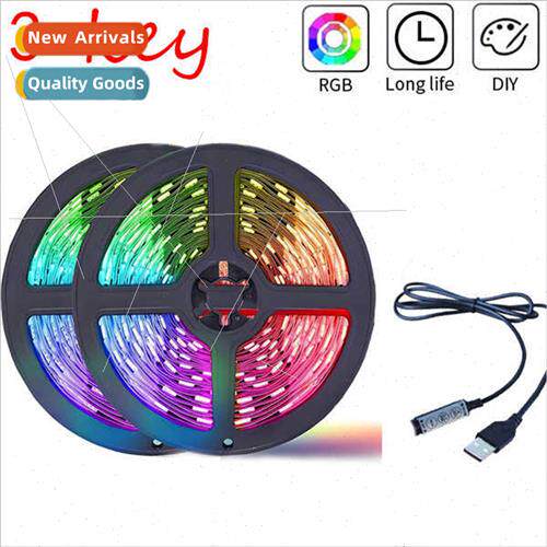 led strip light self adhesive 5V USB Mini three keys 5050 28