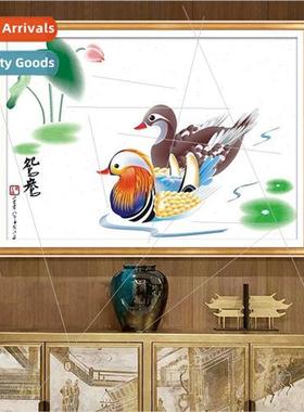Diamond painting full diamond mandarin ducks cross stch mode