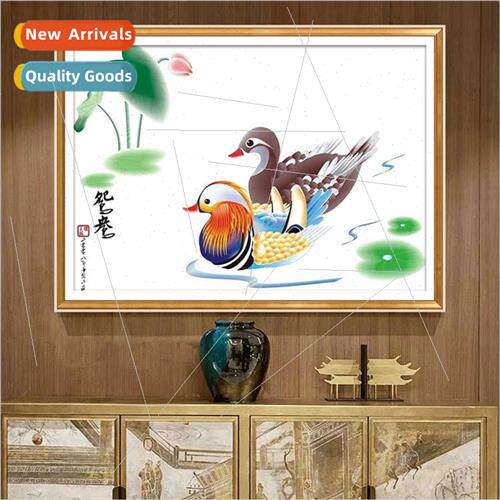 Diamond painting full diamond mandarin ducks cross stch mode