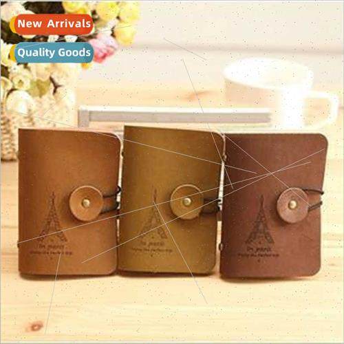 Titan card bag Korean  retro romantic titan flannel leather