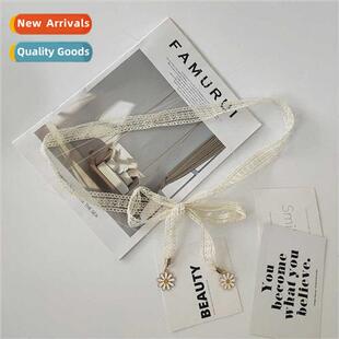 Women simple versatile thin belt knotting rope lace weaving