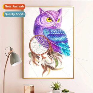 Diamond painting new dream catcher owl handmade diamond pain