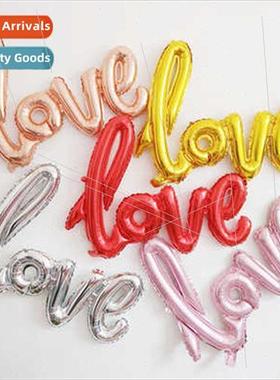 Marriage proposal confession modeling aluminum film balloon