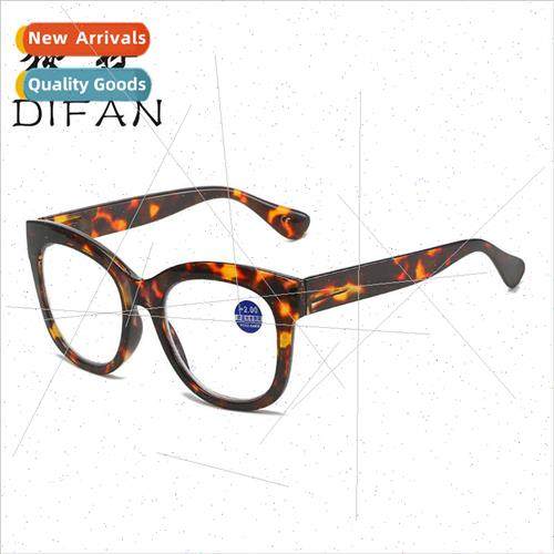 New large frame anti-blue light presbyopia female retro pres