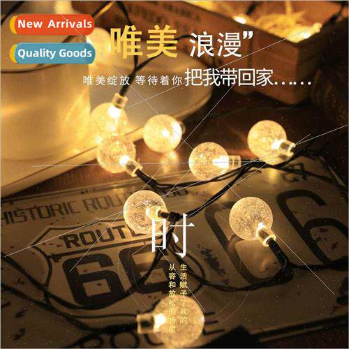 New solar bubble ball light string outdoor camping light str
