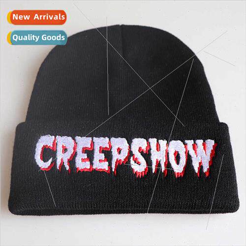 popular wool cap CREEPSHOW embroidered knted cap warm pullov