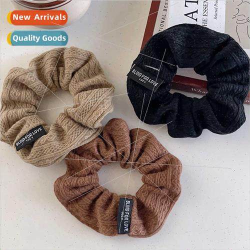 French sausage hair bwool retro simple versatile hair rope f
