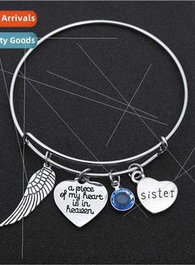 New Apcs my heart dad mom sister mother day gift bracelet