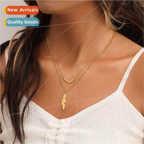 New nd simple Europe Korean double-layer stainless steel gol