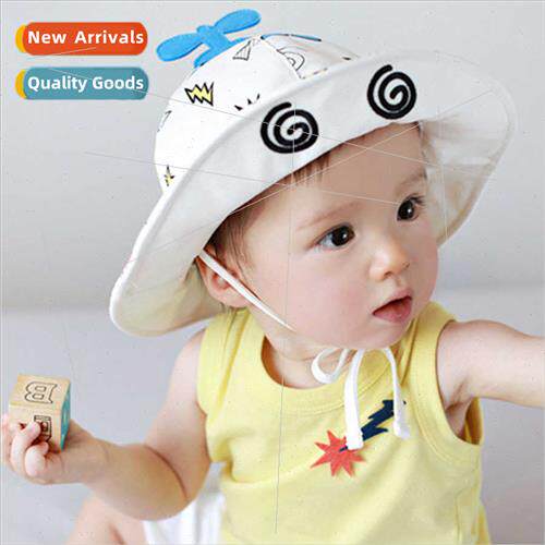 HP cute helicopter baby sun hat basin hat summer thin fisher