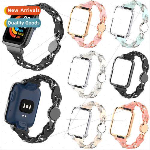 适用watch 1/2 generation skeletonized metal leather chain st