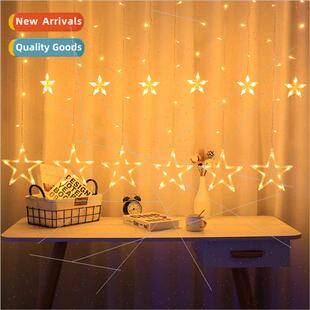 Christmas decorations lights window room scene arrangement l