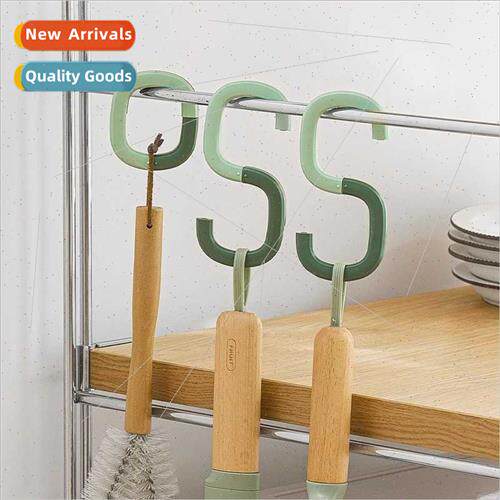 Multi-functional s-shaped hooks kchen hooks plastic spatula