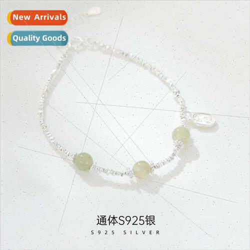 S925 silver broken silver a few two tune charm bracelet fema