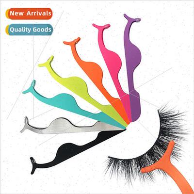 Europe False Eyelash Auxiliary Eyelash Tweezers Eyelash Curl