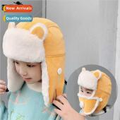 winter Kor Lei cap cotton warm children hat Feng padded 9810