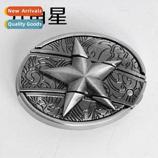 smooth Men head buckle belt