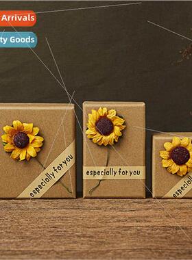 jewelry box sunflower brooch bracelet necklace earrings ring