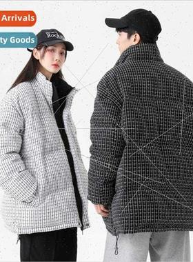 Standing collar down jacket winter men women couples America