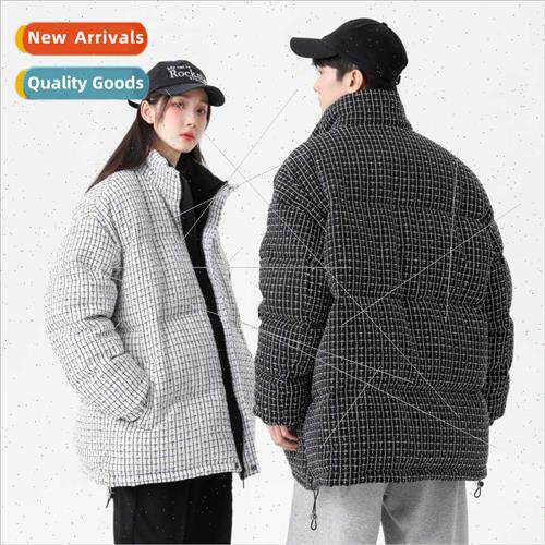 Standing collar down jacket winter men women couples America