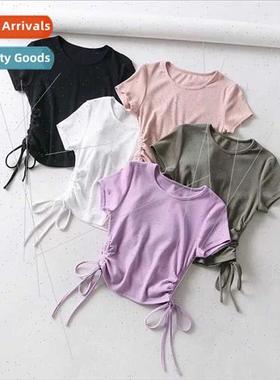 Europe Uned States women clothing both sides tie rope drawst