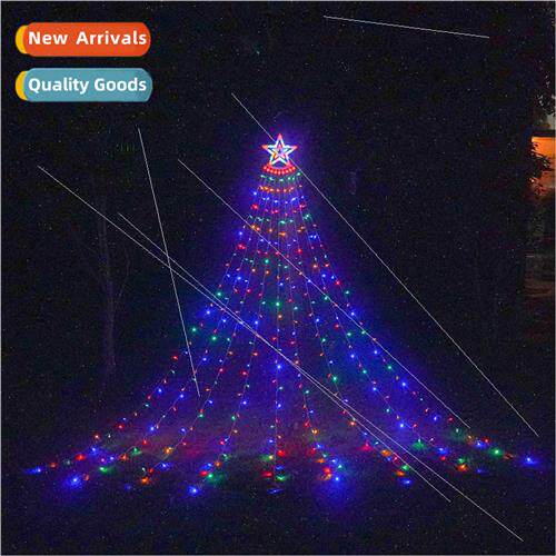 LED Christmas Decoration Pentagram Waterfall ghts Christmas
