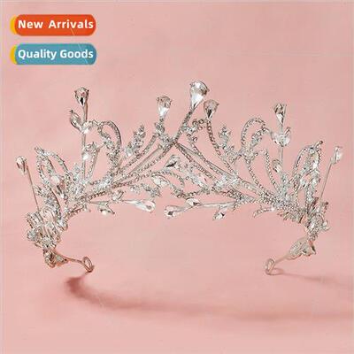 Bridal jewelry alloy rhinestone crown banquet party dress he
