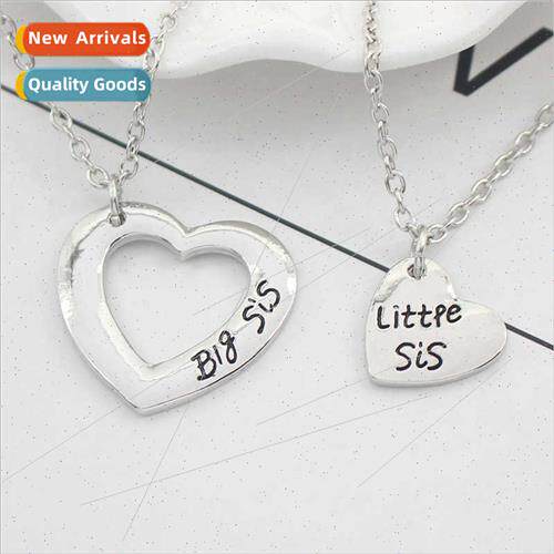 Korean creative jewelry good sister love parcel necklace hea